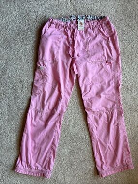 Koi by Kathy Peterson Pink Scrub Pants-Classic Lindsey -Women Medium